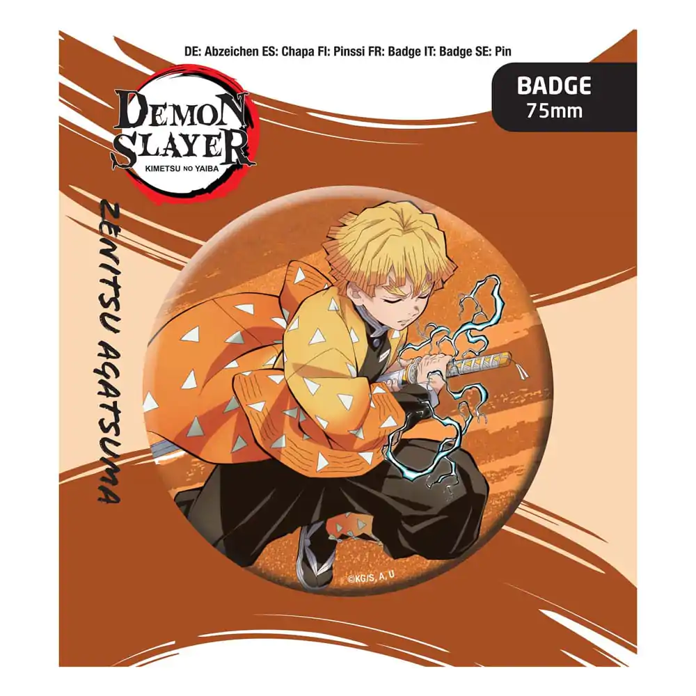 Demon Slayer: Kimetsu no Yaiba przypinka Pin Badge Zenitsu Agatsuma zdjęcie produktu