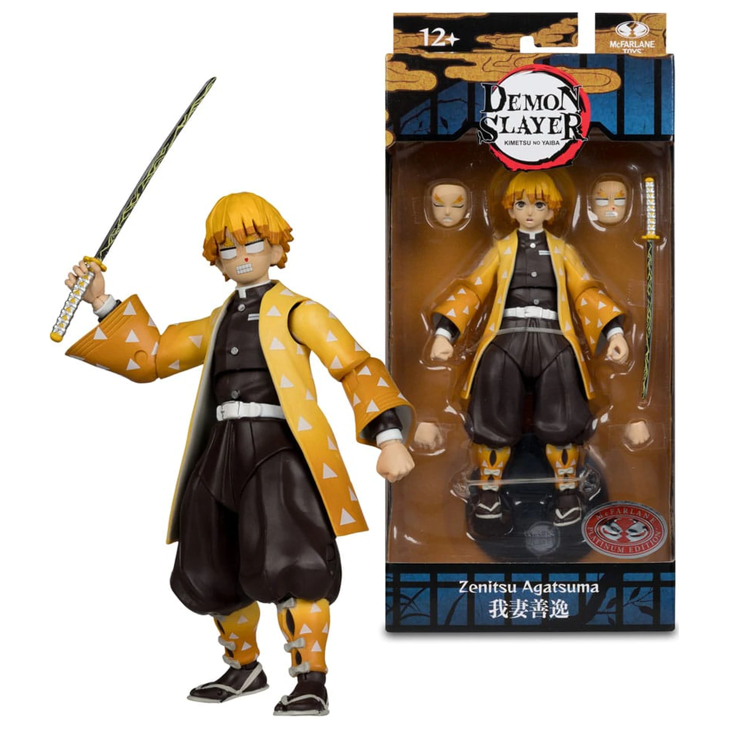 Demon Slayer: Kimetsu no Yaiba figurka akcji Zenitsu Agatsuma Plantinum Edition 15 cm zdjęcie produktu