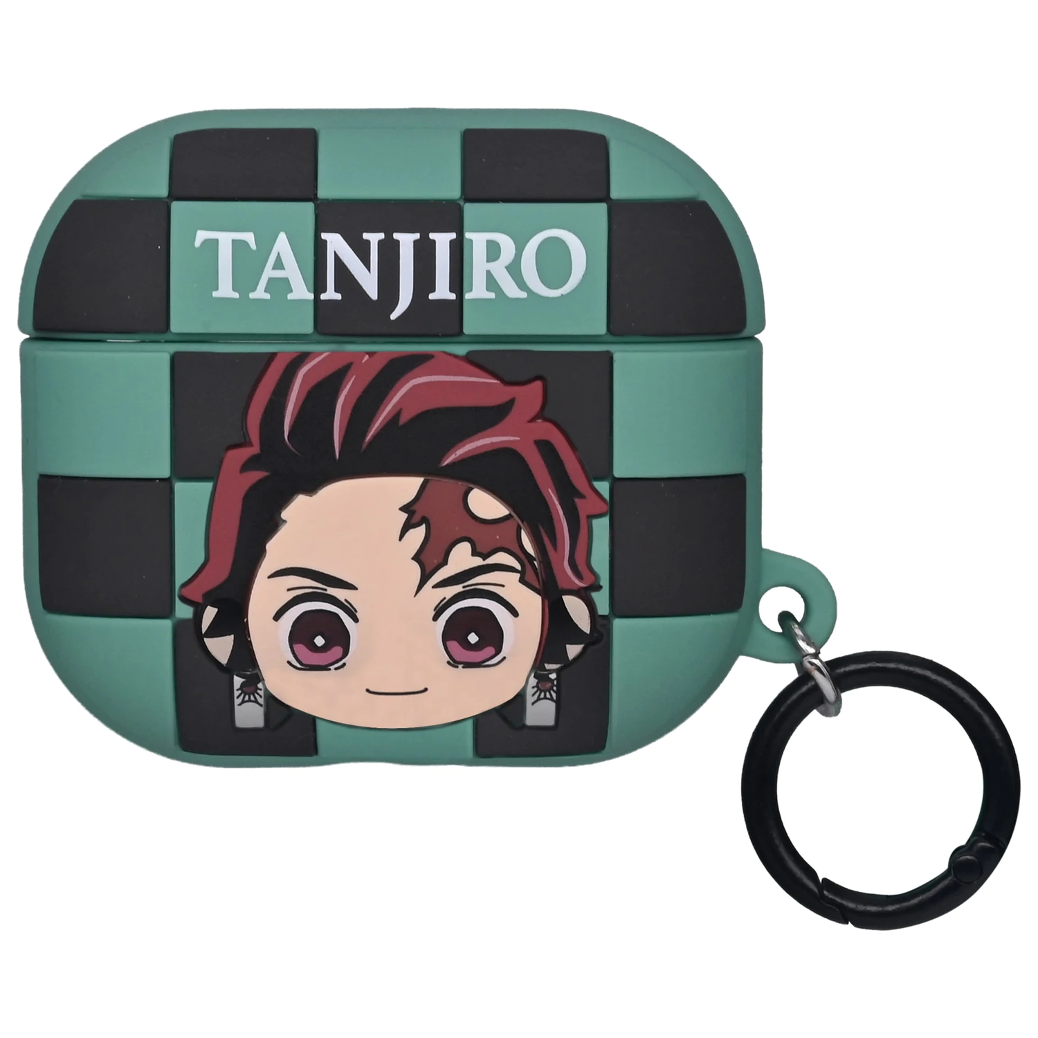 DEMON SLAYER Tanjiro 3D Piankowy Etui na słuchawki AirPods z klipsem do torby zdjęcie produktu