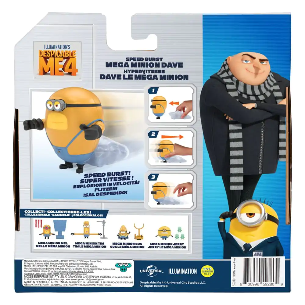 Gru, Dru i Minionki 4 Mega Minion Figurka Akcji Dave zdjęcie produktu