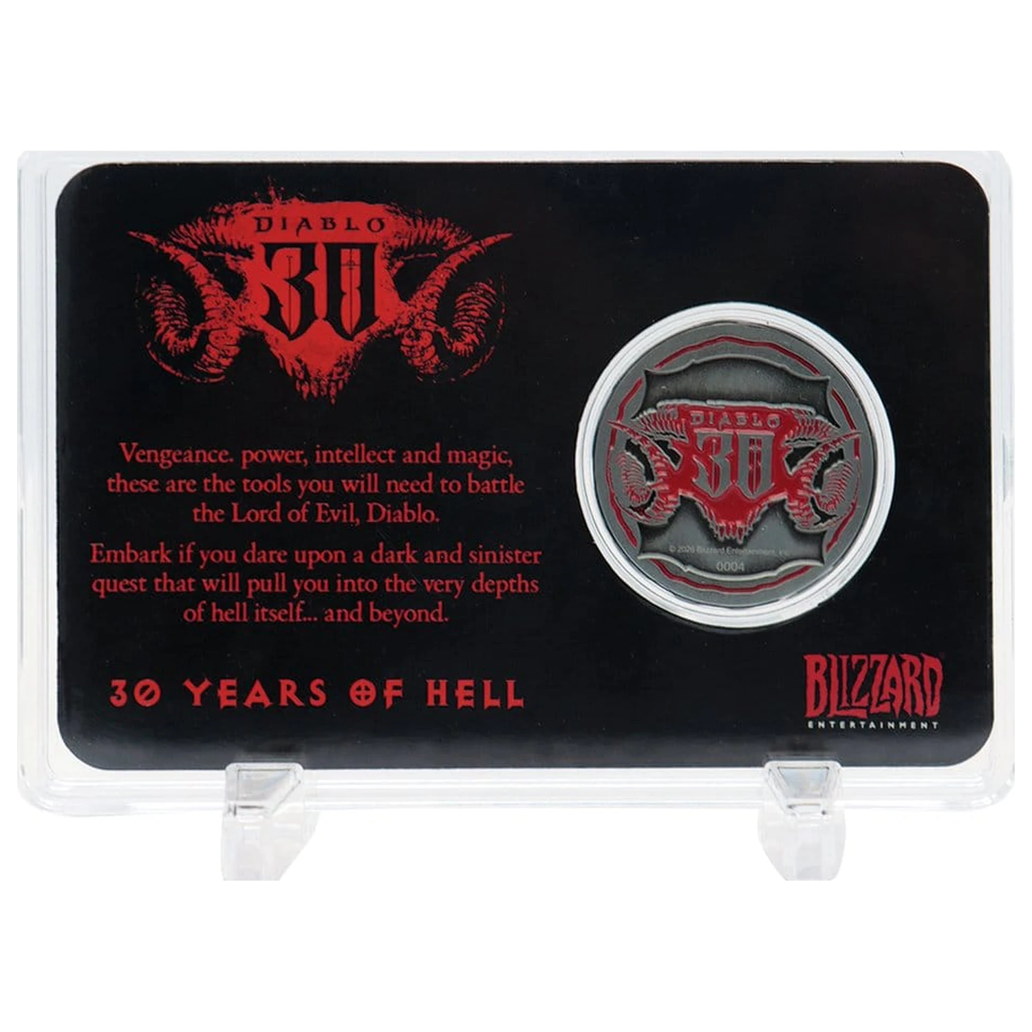 Diablo Collectable Coin 30th Anniversary Limited Edition Kolekcjonerska Moneta zdjęcie produktu