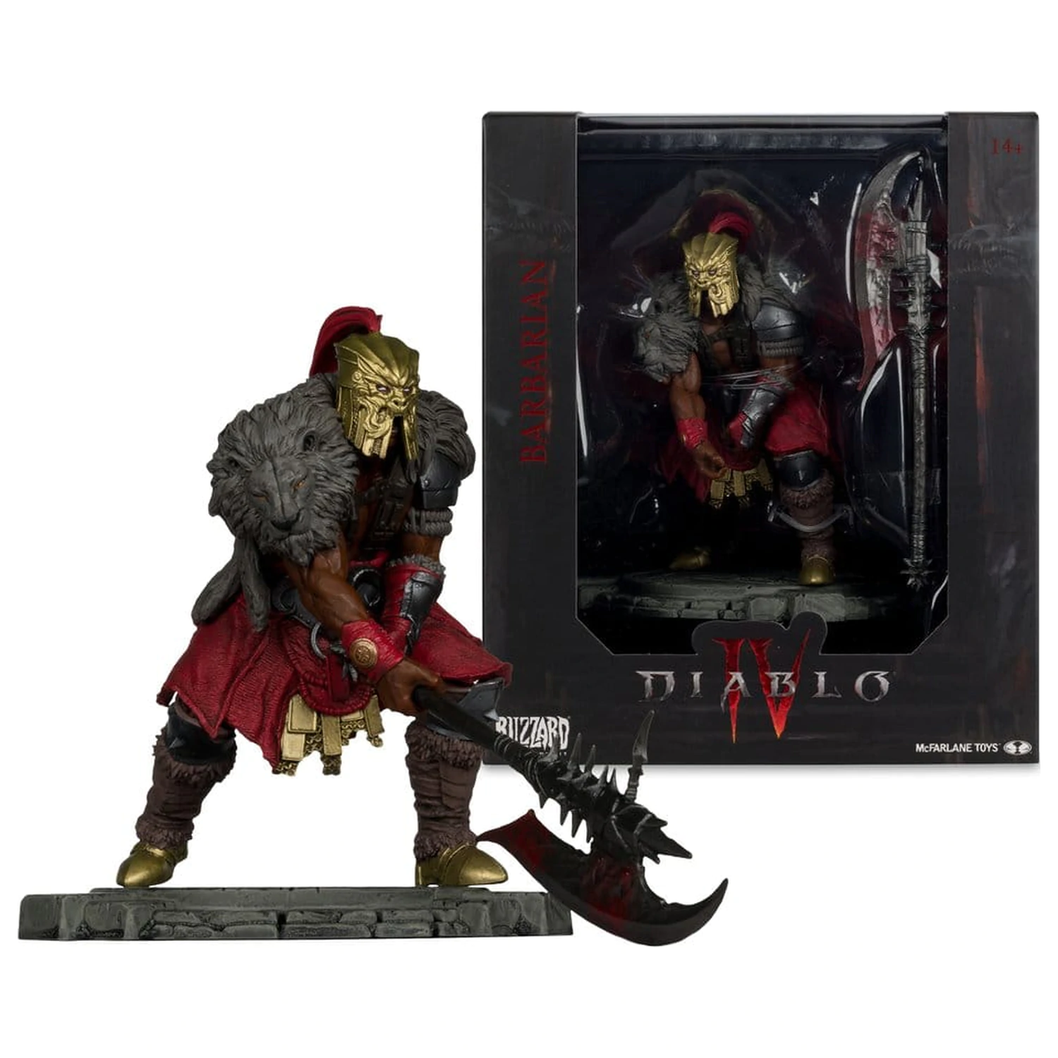 Diablo IV Figurka Limitowana Edycja Posed Barbarian 1/12 Skala 12 cm zdjęcie produktu