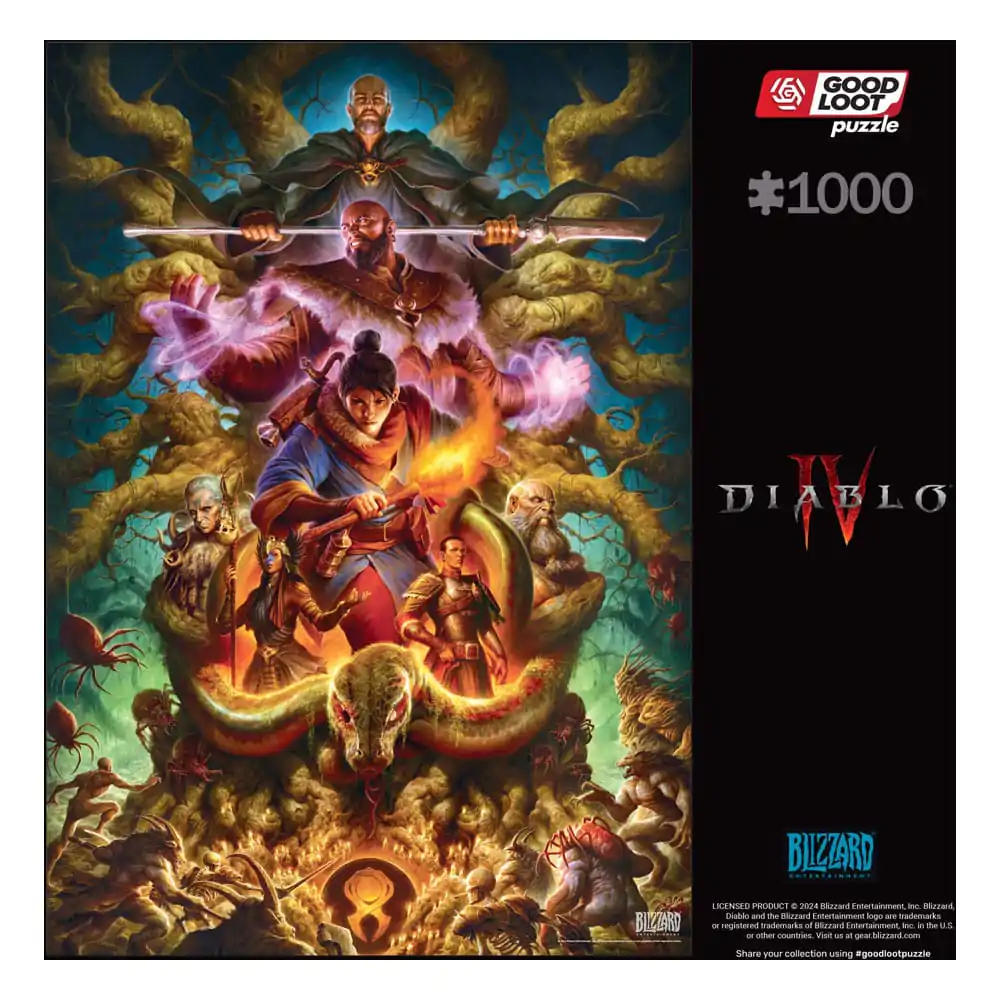 Puzzle dla graczy Diablo IV Horadrim (1000 elementów) zdjęcie produktu