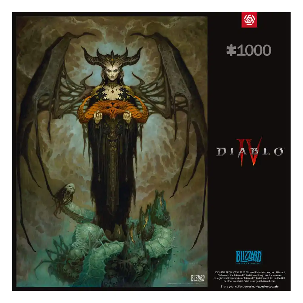 Puzzle Diablo IV Gaming Lilith (1000 elementów) zdjęcie produktu