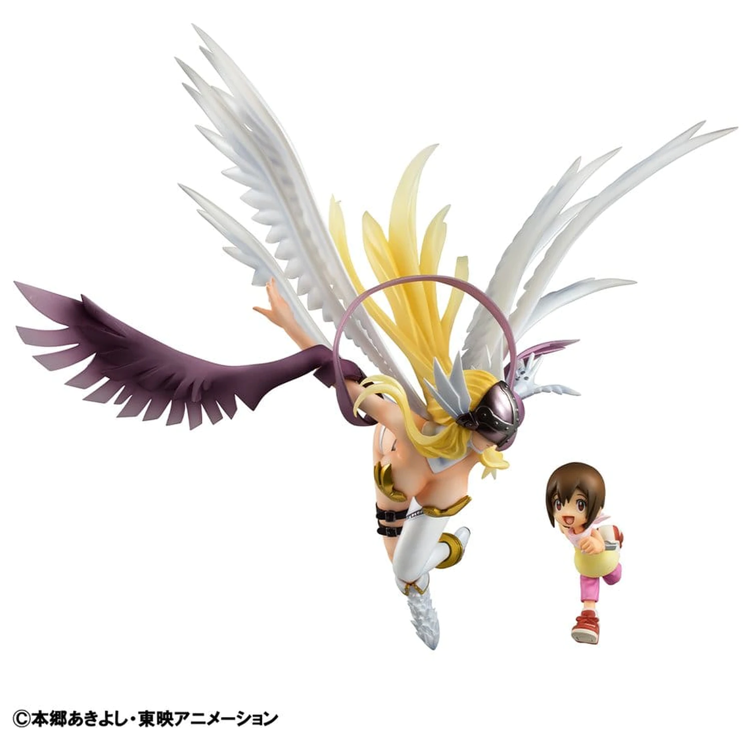 Digimon Adventure Precious G.E.M. Series PVC Statua Angewomon & Hikari Yagami 22 cm zdjęcie produktu