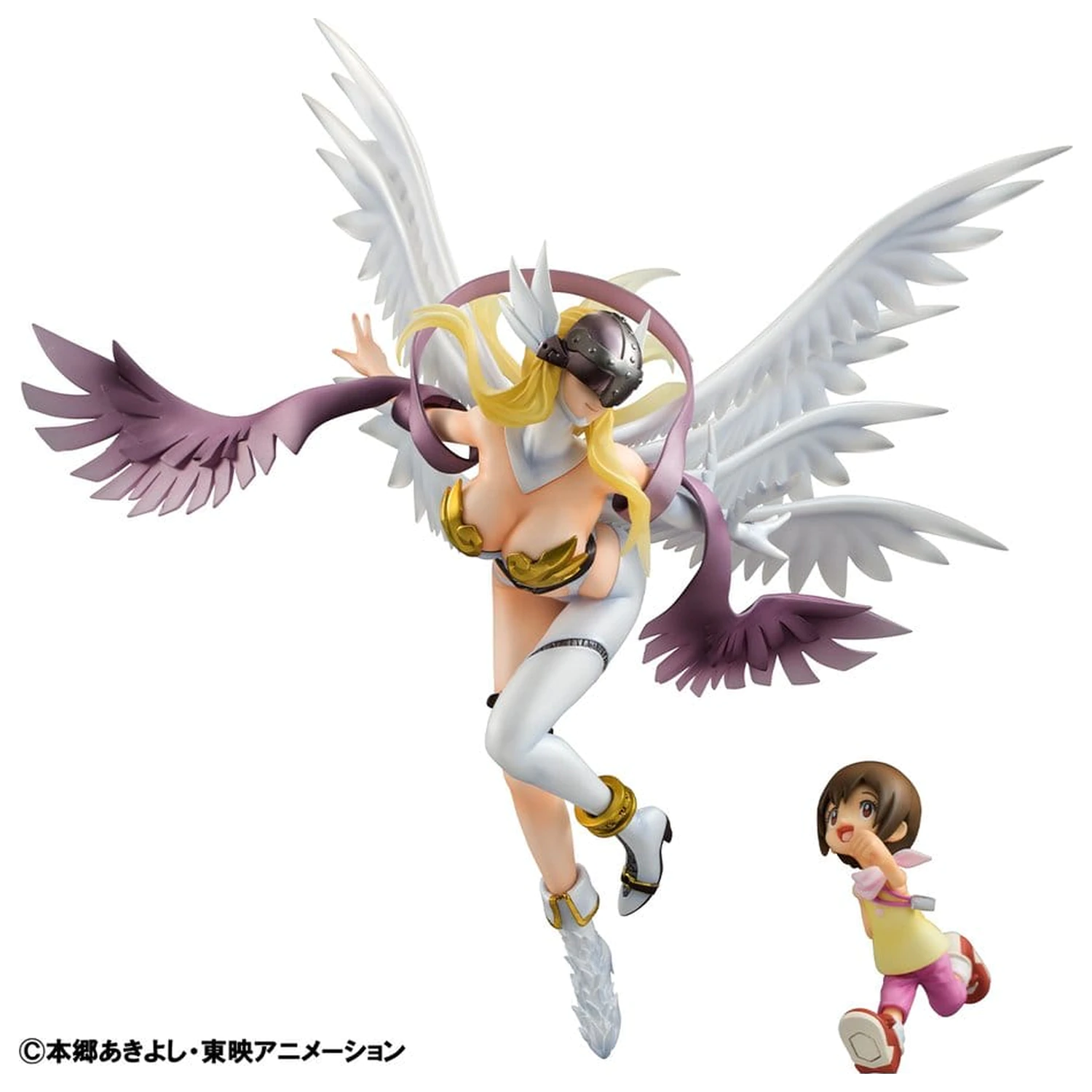 Digimon Adventure Precious G.E.M. Series PVC Statua Angewomon & Hikari Yagami 22 cm zdjęcie produktu