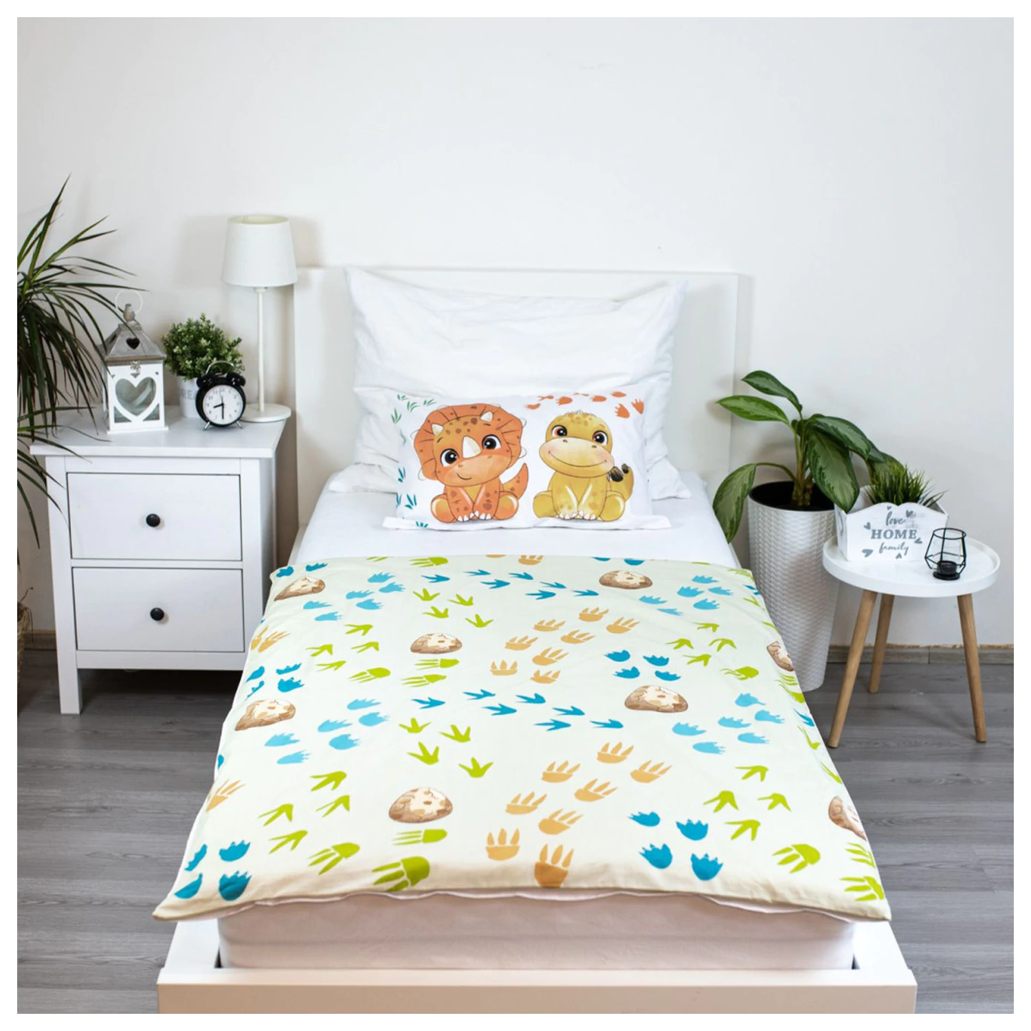 Dinosaur Friends Dziecięca Poszewka na Kołdrę dla Maluchów zdjęcie produktu