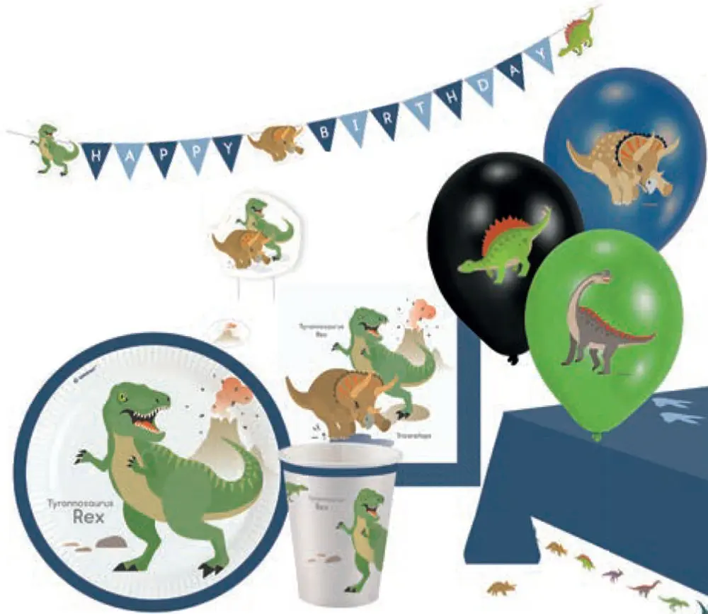 Zestaw imprezowy Dinozaur 45 szt. zdjęcie produktu