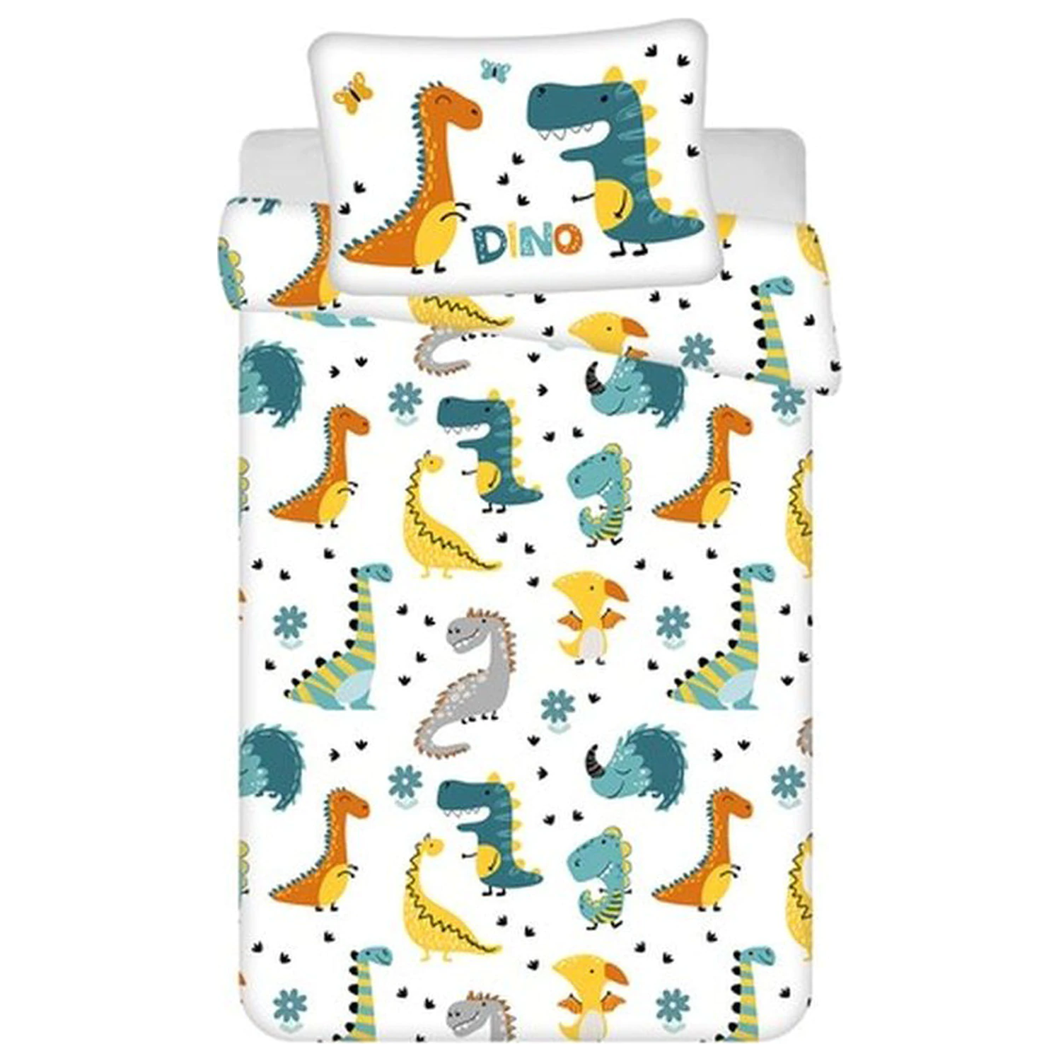 Dinosaur Roaring Colors Poszwa na kołdrę dla maluchów i przedszkolaków zdjęcie produktu