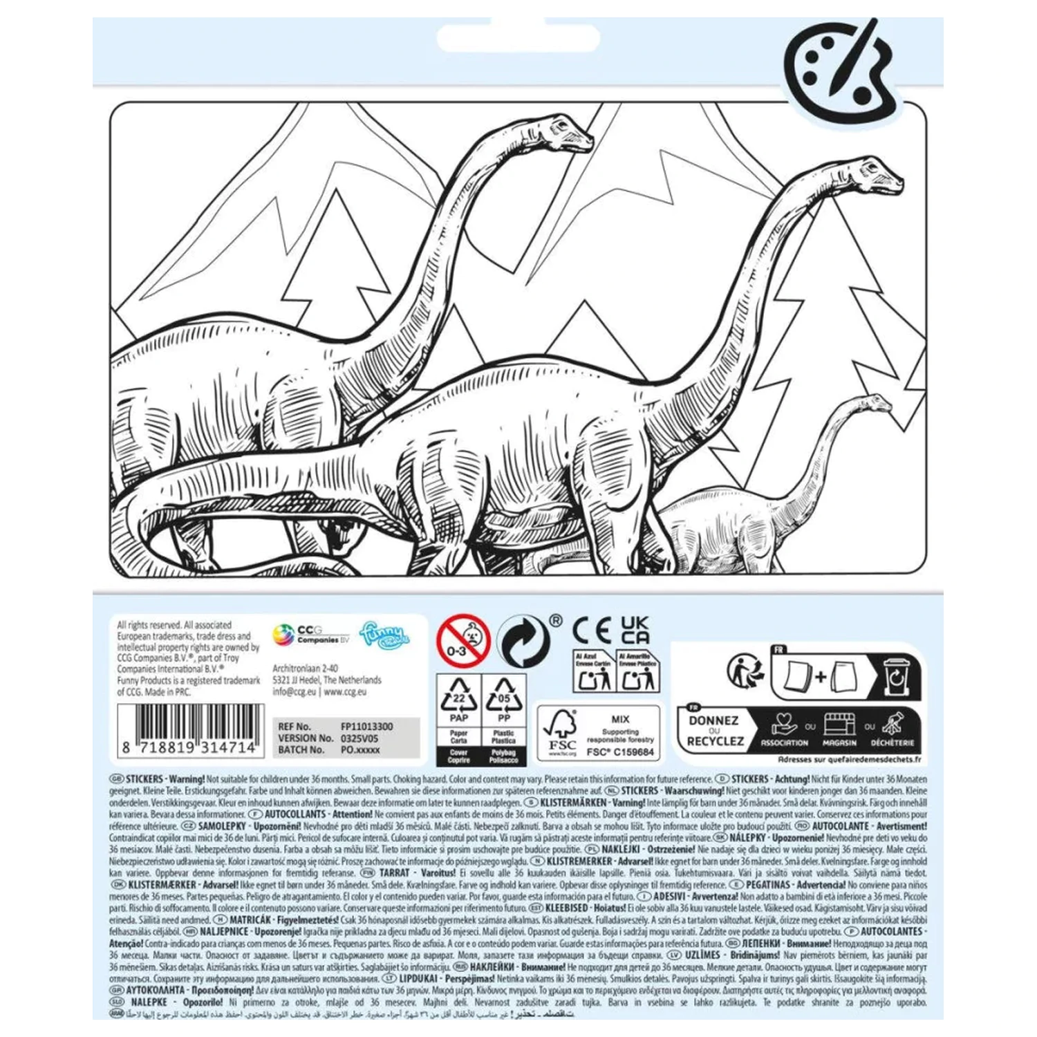 Dinosaur Roarsome Naklejka zdjęcie produktu