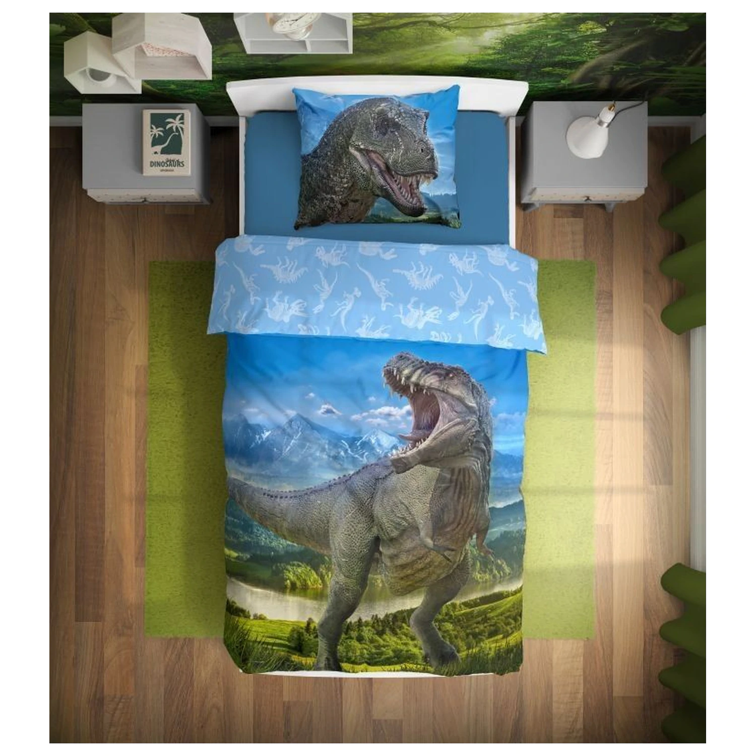 Poszewka na kołdrę T-Rex Dinozaur zdjęcie produktu