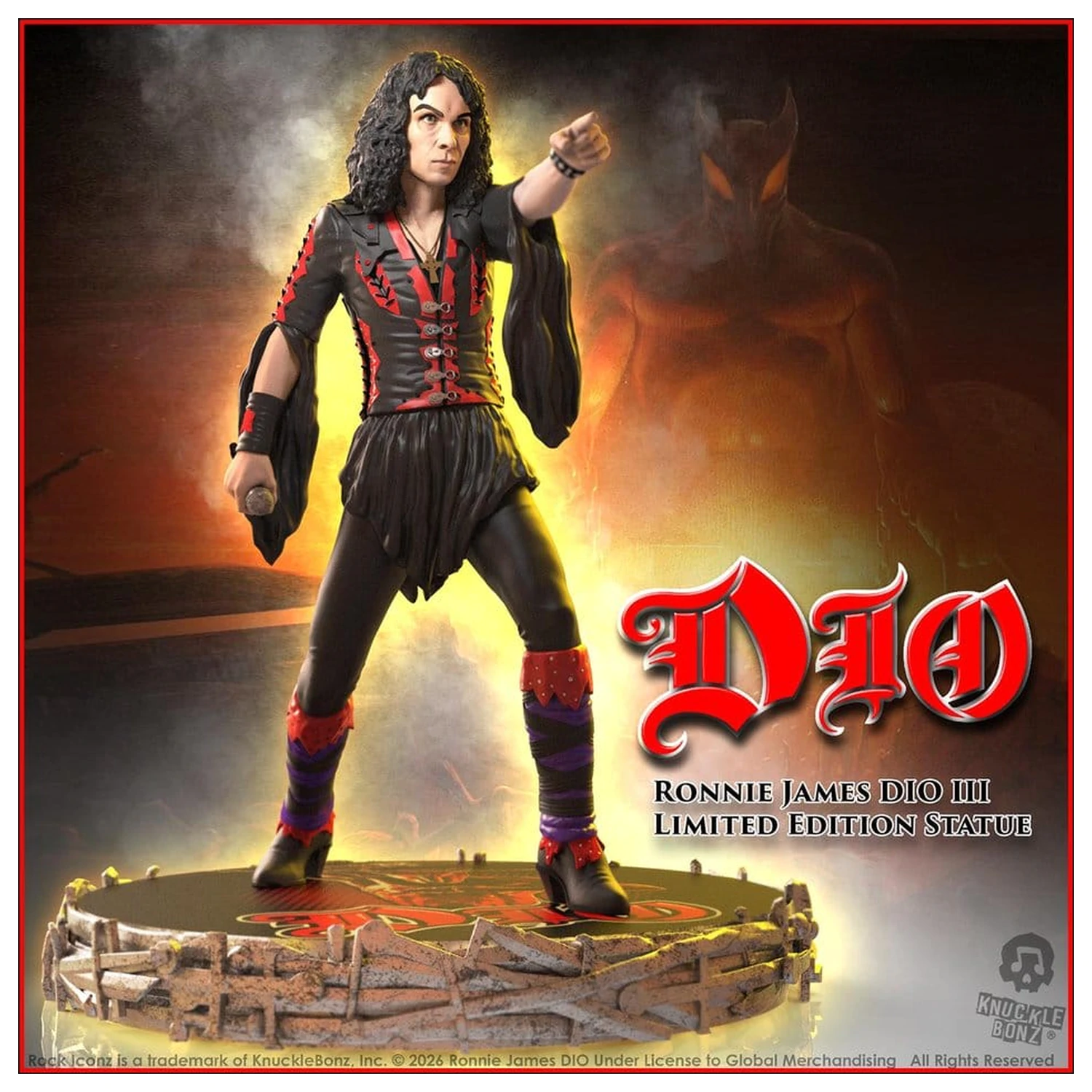 Dio Rock Iconz Statuetka Ronnie James Dio III 18 cm zdjęcie produktu