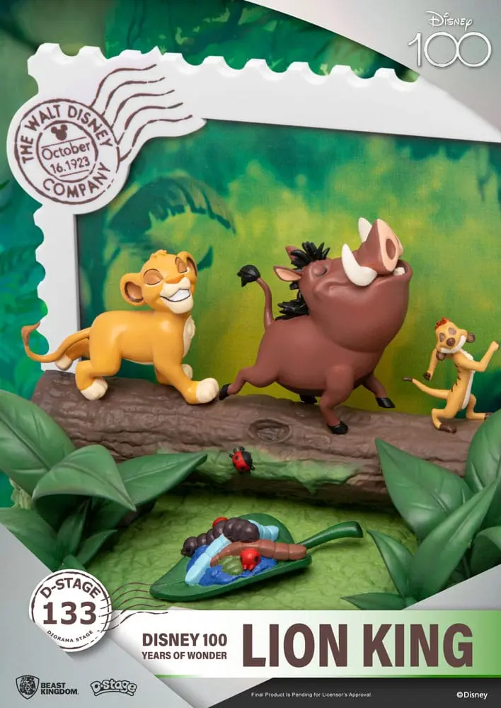 Disney 100 Years of Wonder D-Stage PVC Diorama Król Lew 10 cm zdjęcie produktu