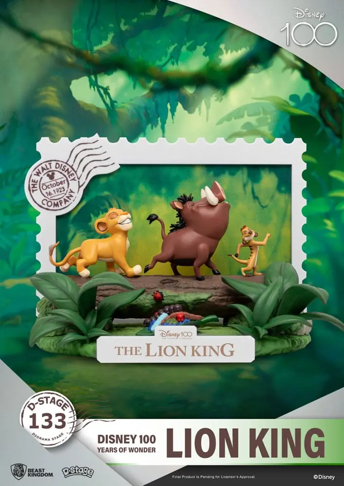 Disney 100 Years of Wonder D-Stage PVC Diorama Król Lew 10 cm zdjęcie produktu