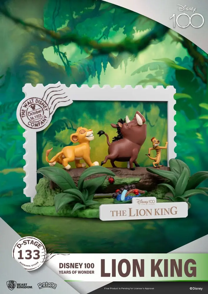 Disney 100 Years of Wonder D-Stage PVC Diorama Król Lew 10 cm zdjęcie produktu