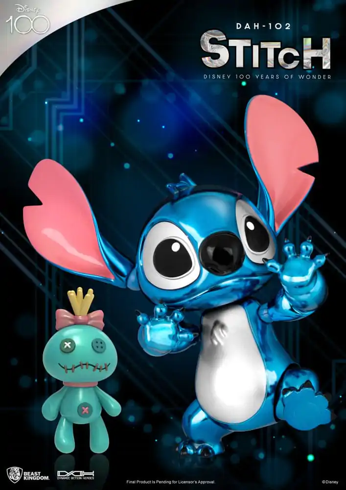 Disney 100 Years of Wonder Dynamic 8ction Heroes Figurka Akcji 1/9 Stitch (Lilo & Stitch) 16 cm zdjęcie produktu