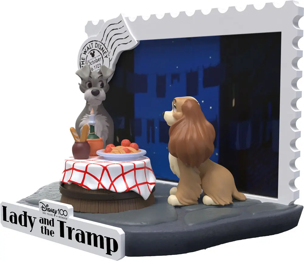 Disney 100th Anniversary D-Stage PVC Diorama Zakochany Kundel 12 cm zdjęcie produktu