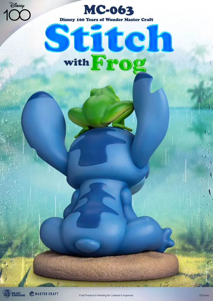 Disney 100th Master Craft Statue Stitch ze Żabą 34 cm zdjęcie produktu