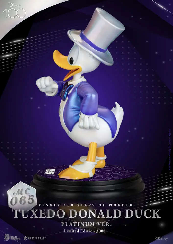 Disney 100th Master Craft Statua Tuxedo Kaczor Donald (Platinum Ver.) zdjęcie produktu