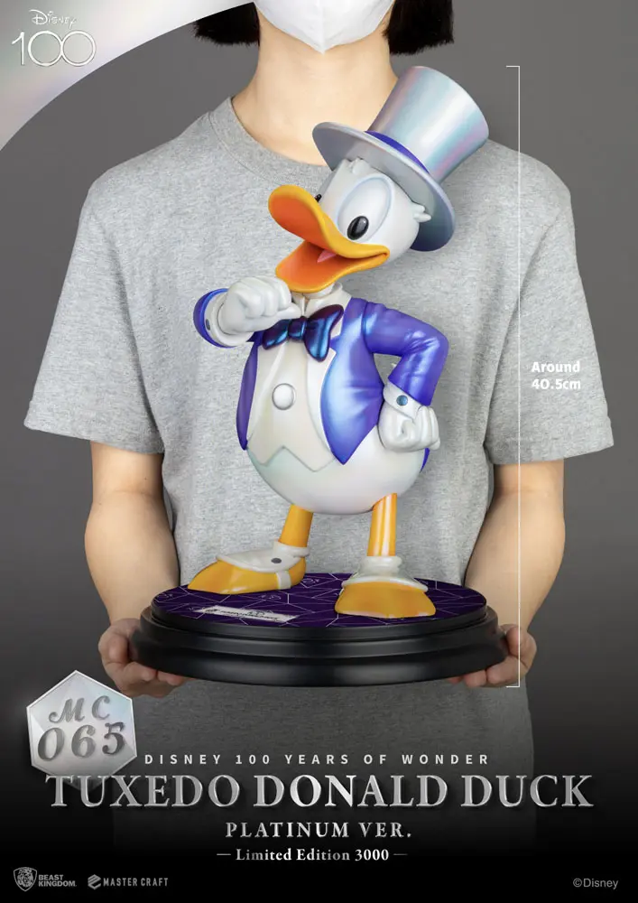 Disney 100th Master Craft Statua Tuxedo Kaczor Donald (Platinum Ver.) zdjęcie produktu