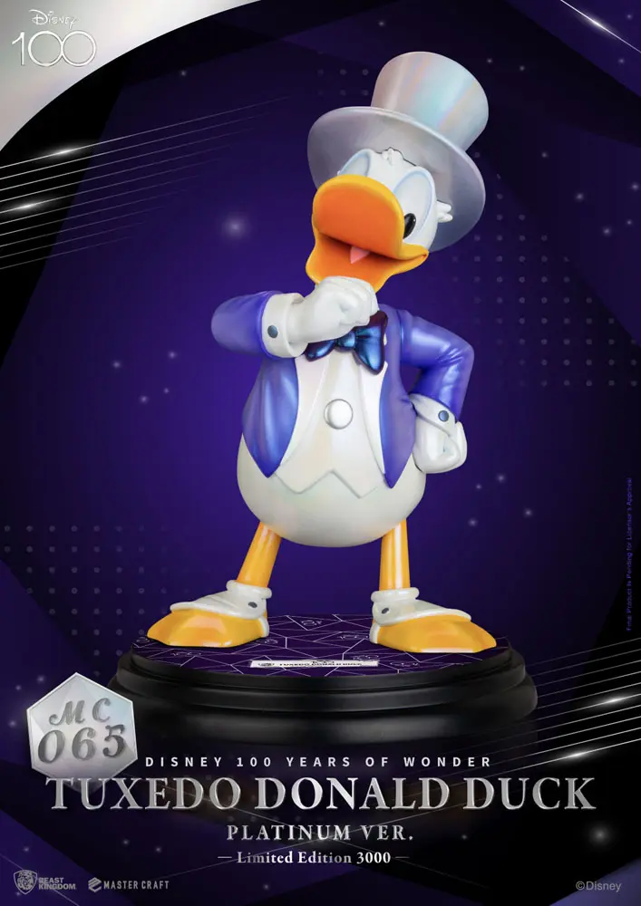 Disney 100th Master Craft Statua Tuxedo Kaczor Donald (Platinum Ver.) zdjęcie produktu