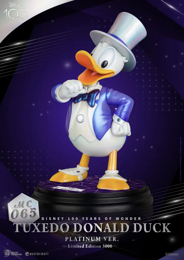 Disney 100th Master Craft Statua Tuxedo Kaczor Donald (Platinum Ver.) zdjęcie produktu