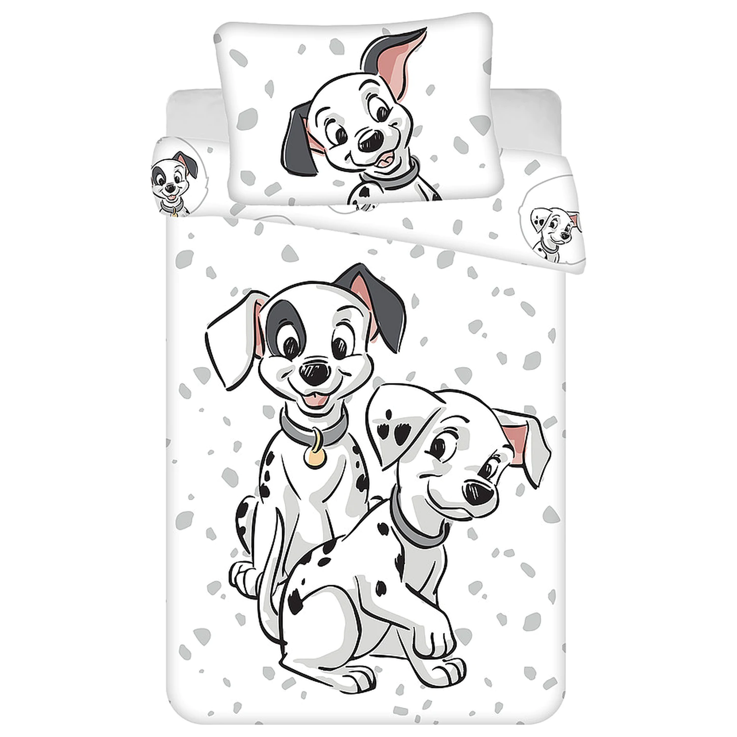 Disney 101 Dalmatians Biała Poszewka na Kołdrę dla maluchów i przedszkolaków zdjęcie produktu