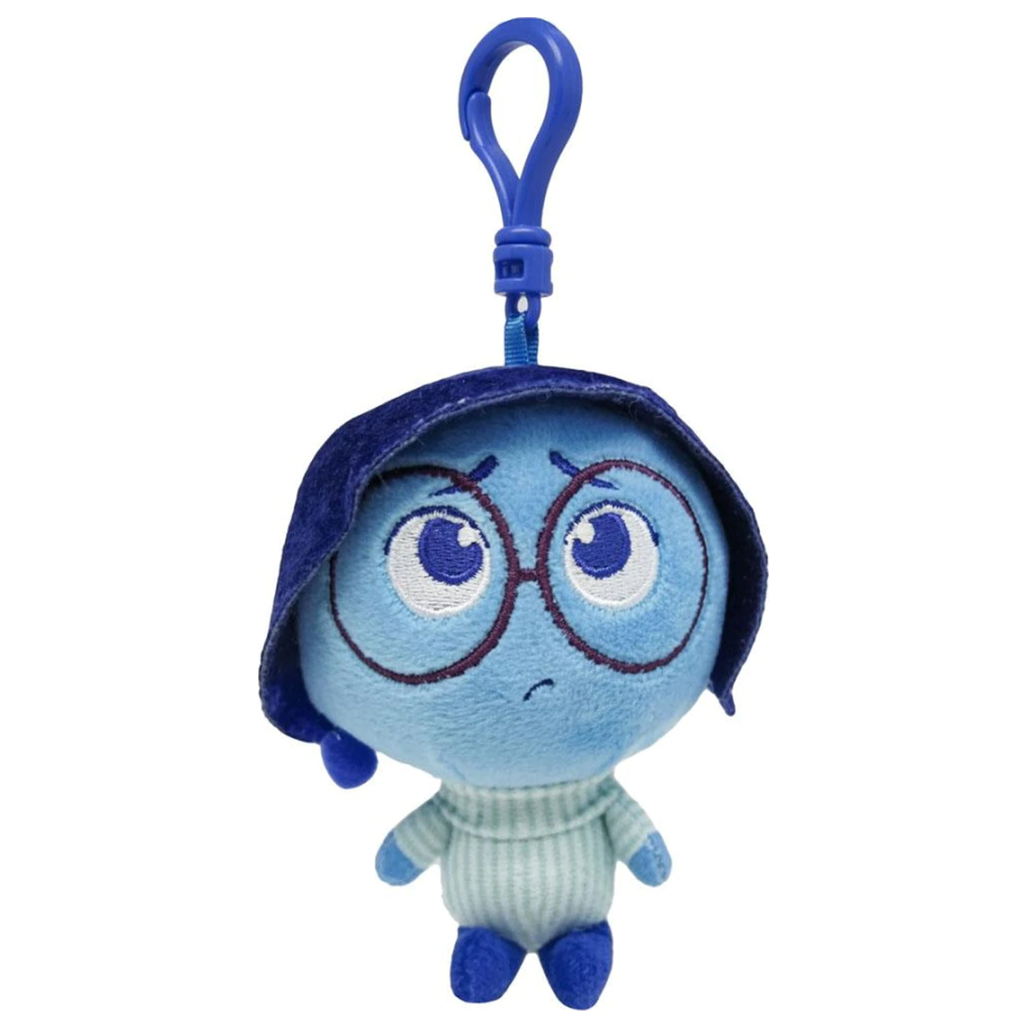 Disney Inside Out Sadness figurka pluszowa 3D z zawieszką, przypinka do torby 12 cm zdjęcie produktu