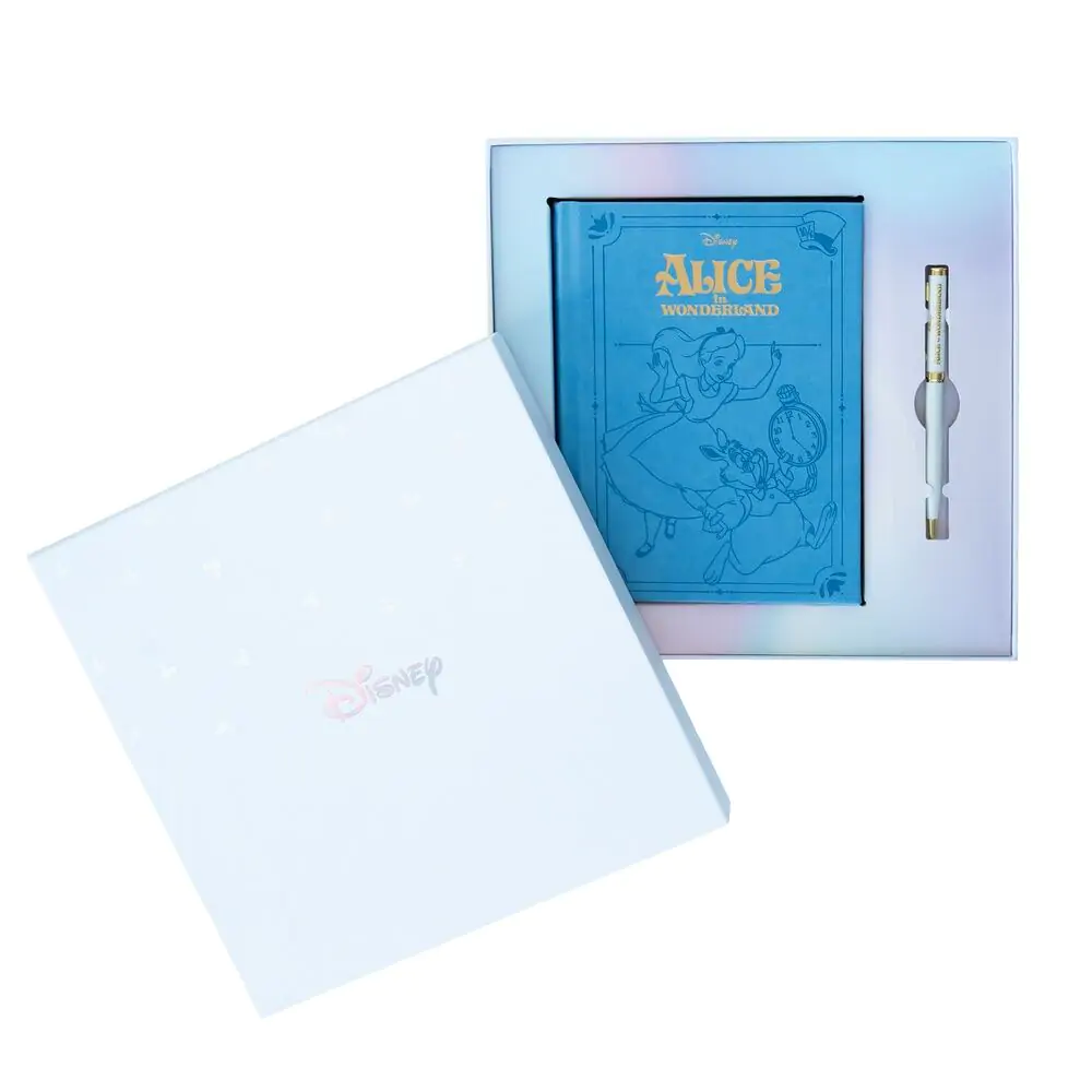 Disney Alice in Wonderland A5 Notebook + zestaw długopisów zdjęcie produktu