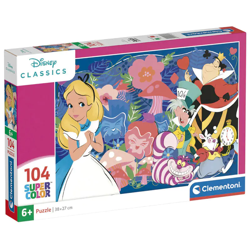 Puzzle Disney Alicja w Krainie Czarów 104 elementy zdjęcie produktu