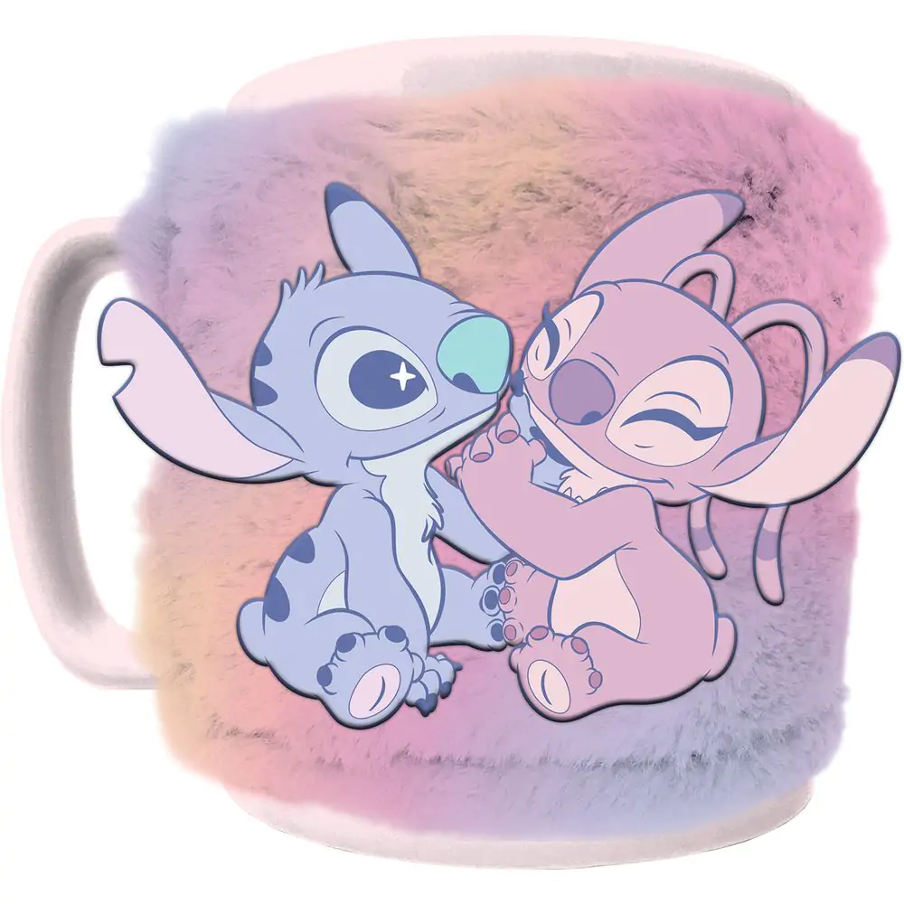 Disney Angel & Stitch Fuzzy Mug 440ml (Kubek) zdjęcie produktu