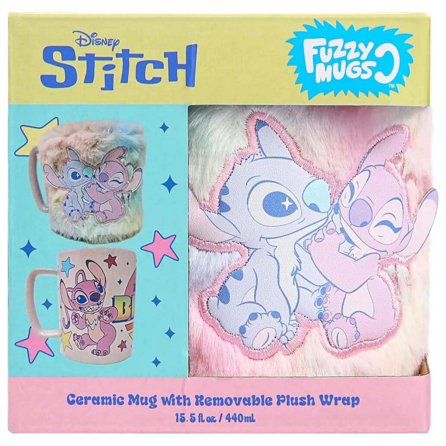 Disney Angel & Stitch Fuzzy Mug 440ml (Kubek) zdjęcie produktu