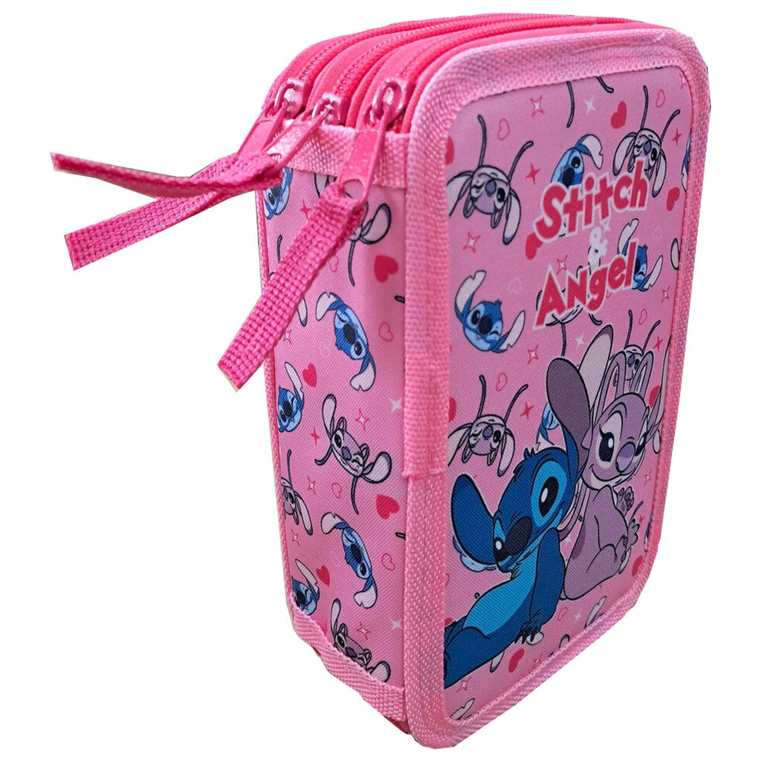 Disney Angel & Stitch potrójny piórnik zdjęcie produktu