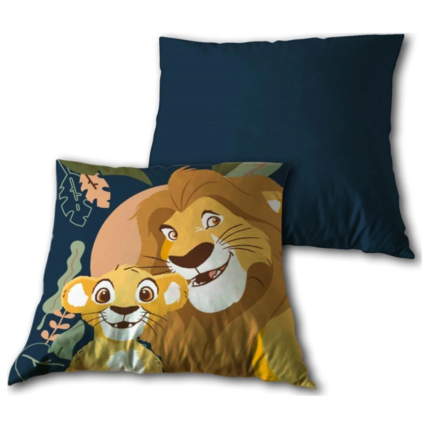 Disney The Lion King Rodzinna poduszka, dekoracyjna poduszka z wymienną poszewką 35x35 cm welur zdjęcie produktu