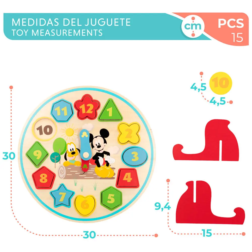 Disney Baby drewniany zegar zdjęcie produktu