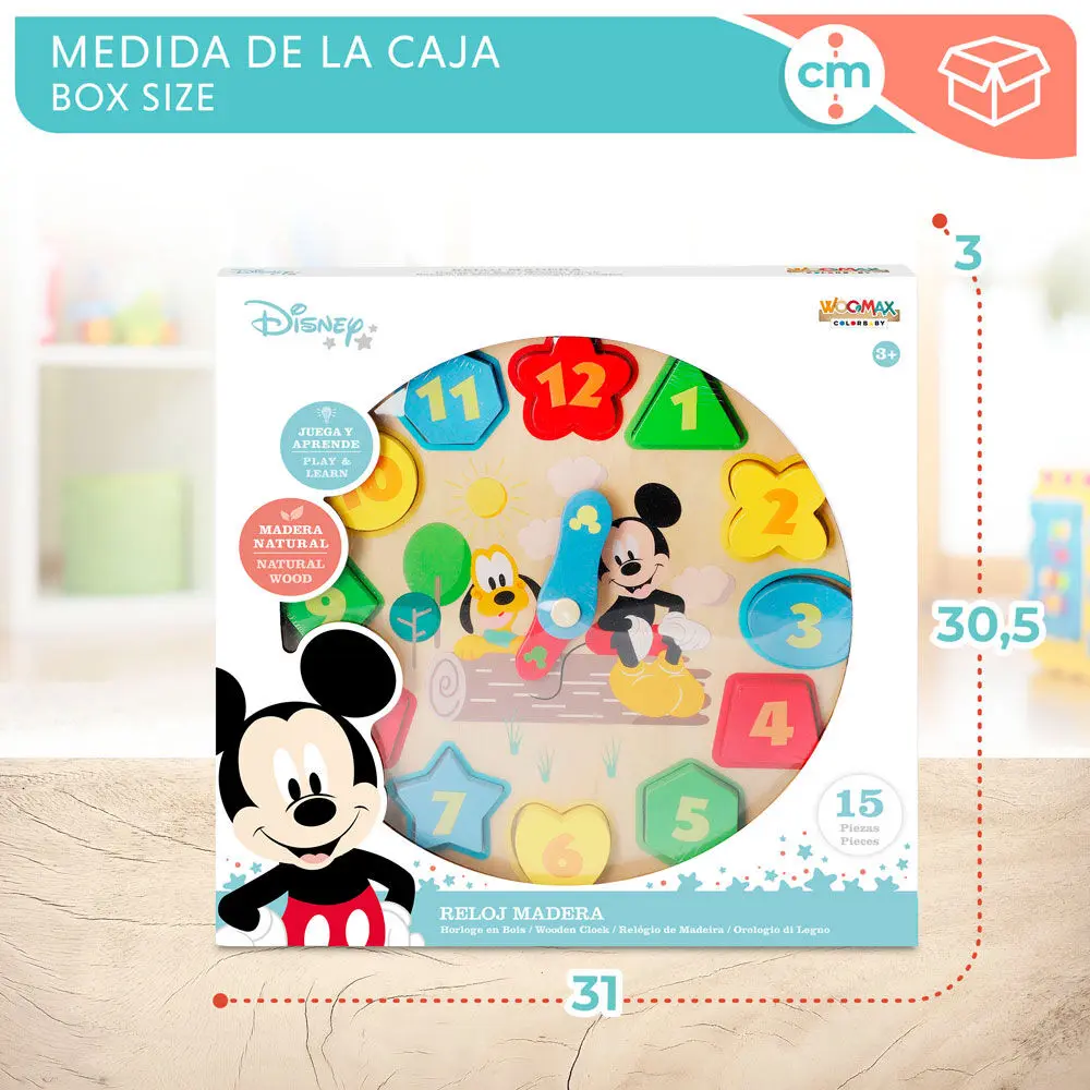 Disney Baby drewniany zegar zdjęcie produktu