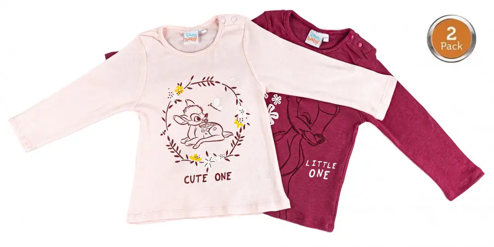 Disney Bambi niemowlęca koszulka T-shirt, top 2-częściowy zdjęcie produktu