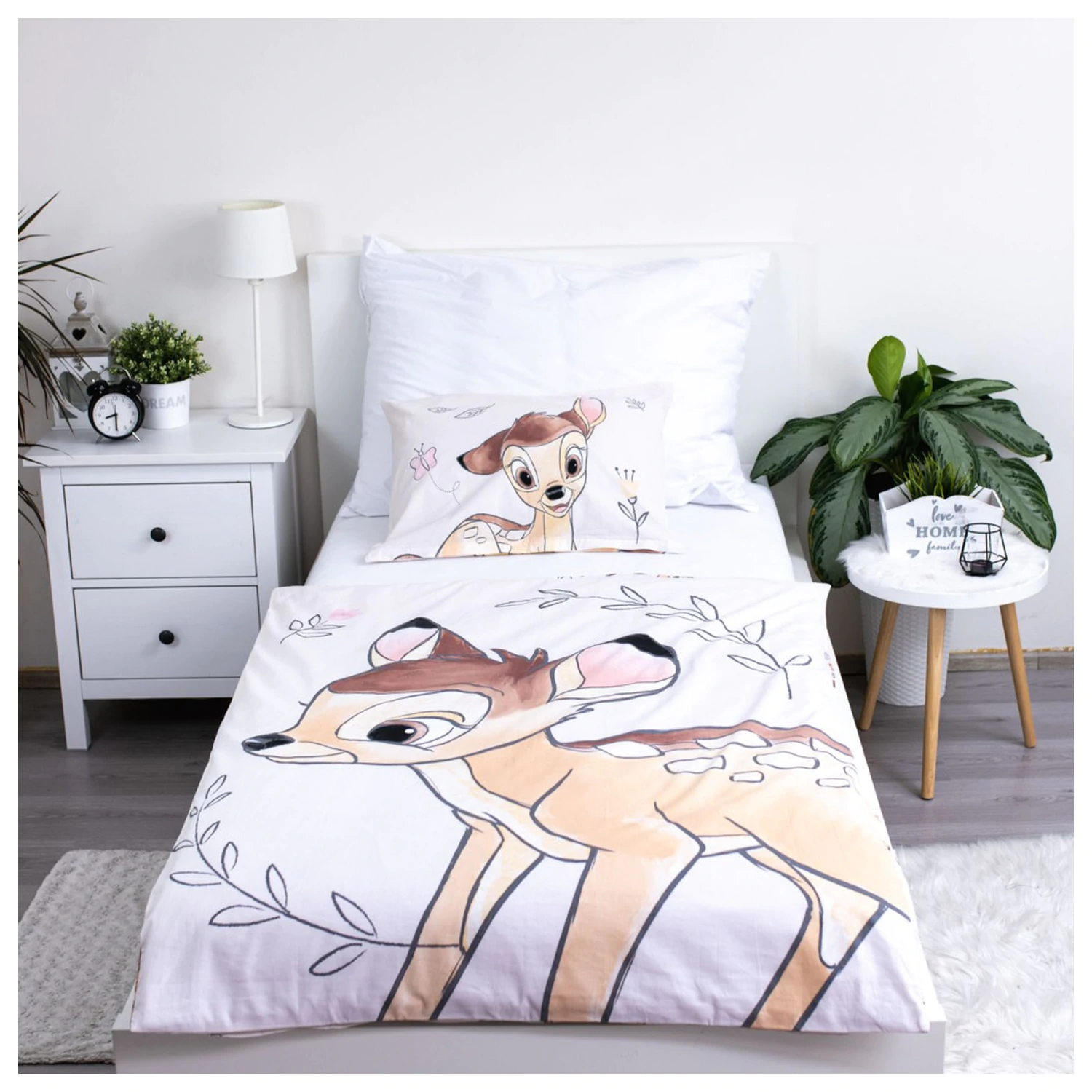 Disney Bambi Beige dziecięca, przedszkolna poszwa na kołdrę zdjęcie produktu