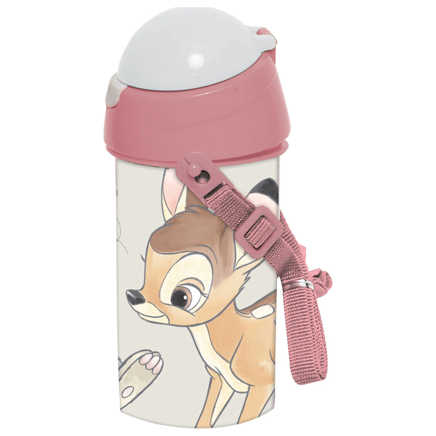 Disney Bambi Urocza Plastikowa Butelka ze Słomką z Zawieszką 500 ml zdjęcie produktu