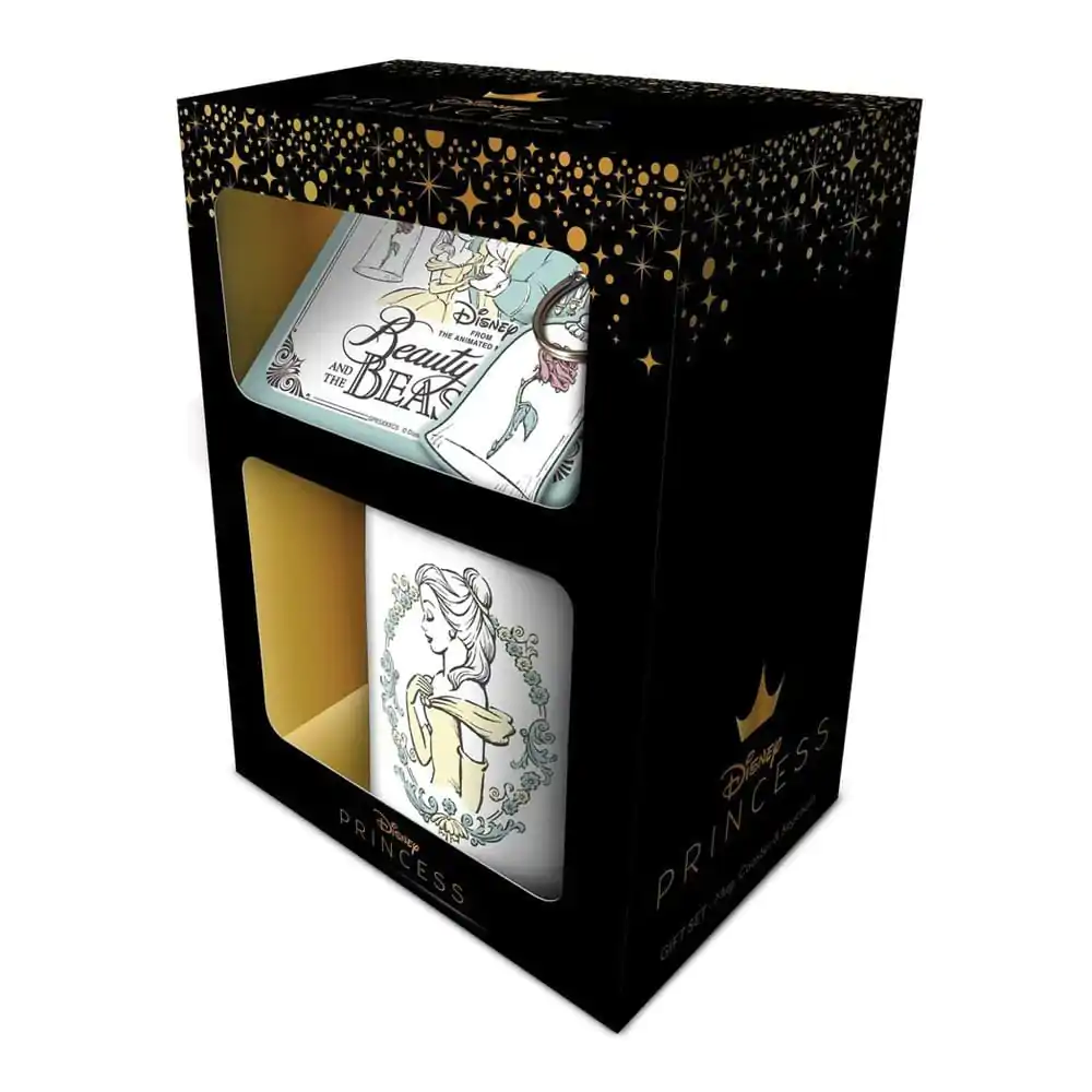 Disney Kubek, Podstawka i Brelok Zestaw Beauty and the Beast Enchanted zdjęcie produktu