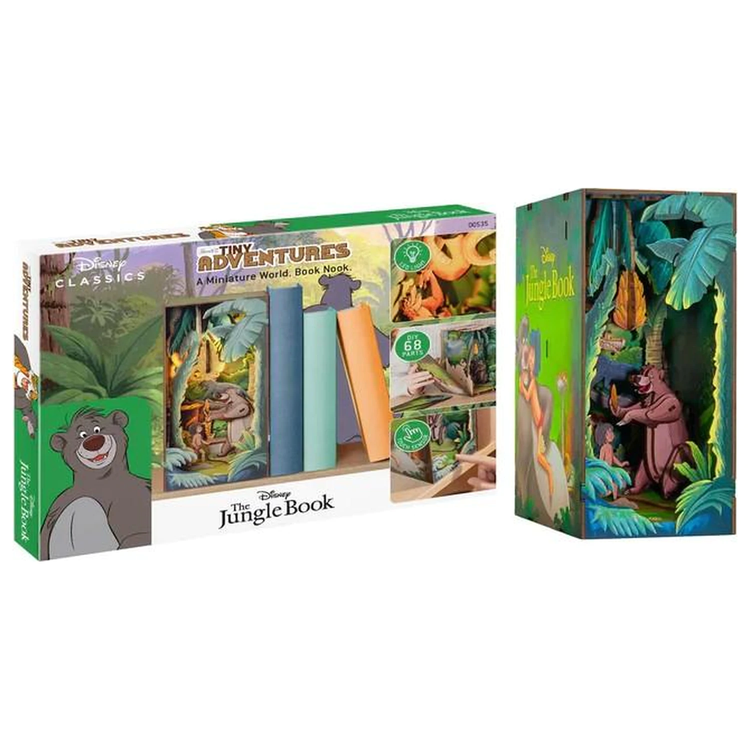 Disney Book Nook Kit The Jungle Book 68 szt. + światło LED zdjęcie produktu