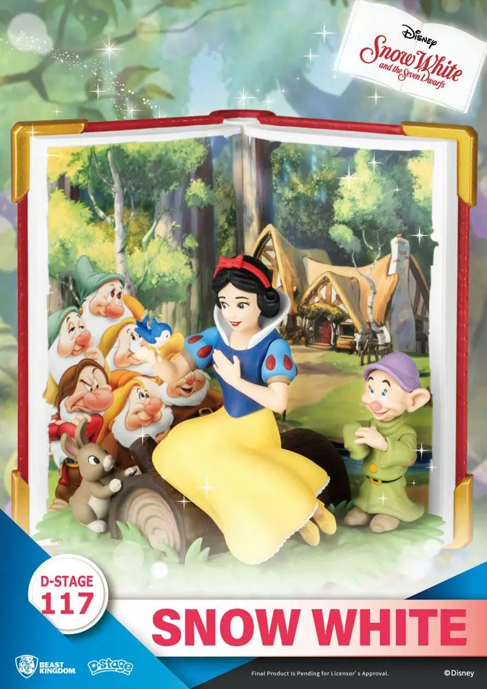 Disney Book Series D-Stage PVC Diorama Królewna Śnieżka 13 cm zdjęcie produktu
