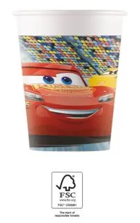 Disney Cars 3 kubki papierowe 8-pak 200 ml FSC zdjęcie produktu
