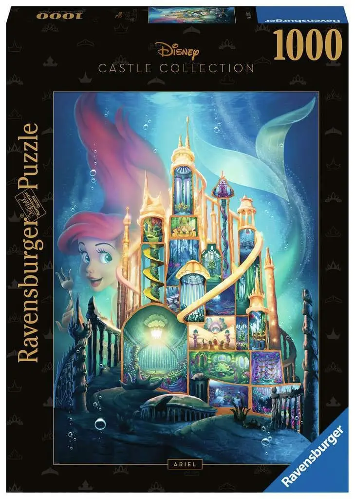 Puzzle Disney Castle Collection Ariel (Mała Syrenka) (1000 elementów) zdjęcie produktu