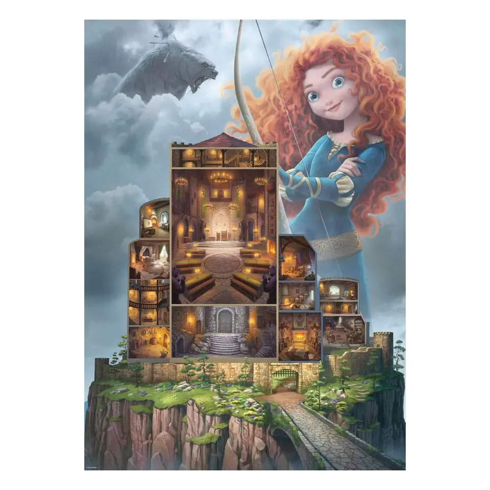 Disney Castle Collection Jigsaw Puzzle Merida (Brave) (1000 elementów) zdjęcie produktu