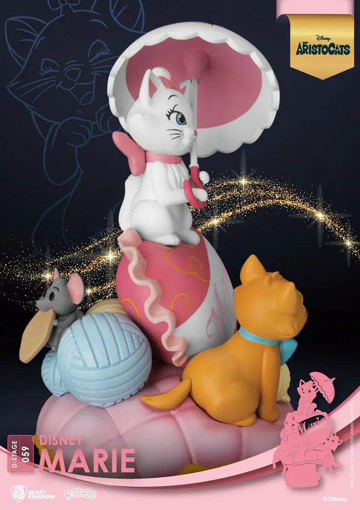 Disney Classic Animation Series D-Stage PVC Diorama Marie 15 cm zdjęcie produktu