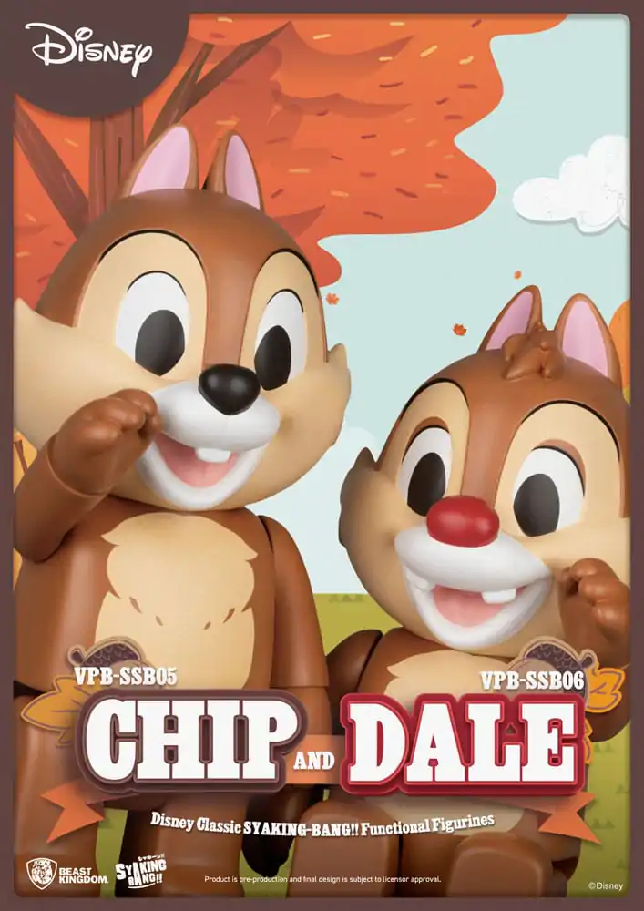 Disney: Klasyczna Figurka Chip &#039;n&#039; Dale Syaking Bang PVC Chip 33 cm zdjęcie produktu