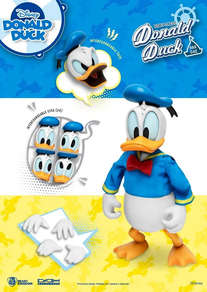 Figurka akcji Disney Classic Dynamic 8ction Heroes 1/9 Donald Duck Classic Version 16 cm zdjęcie produktu