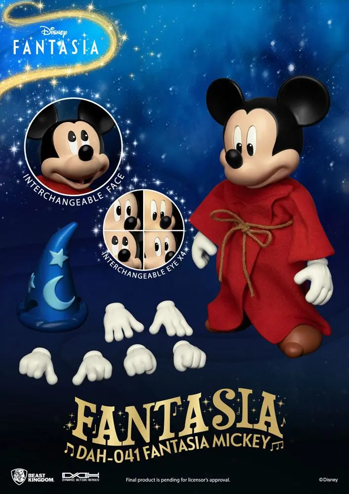 Disney Classic Dynamic 8ction Heroes Figurka Akcji 1/9 Myszka Mickey Fantazja 21 cm zdjęcie produktu