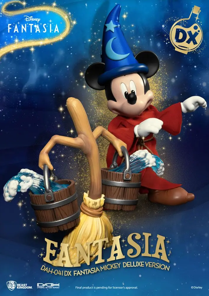 Disney Classic Dynamic 8ction Heroes Figurka Akcji 1/9 Mickey Fantasia Deluxe Version 21 cm zdjęcie produktu